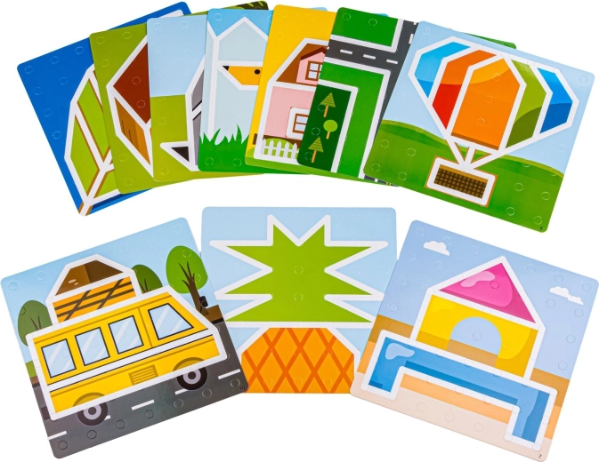10 template cards with colorful themes
