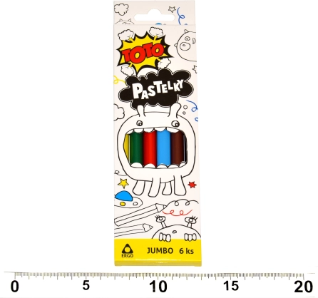 Barvice Jumbo ERGO trikotne 6 kos