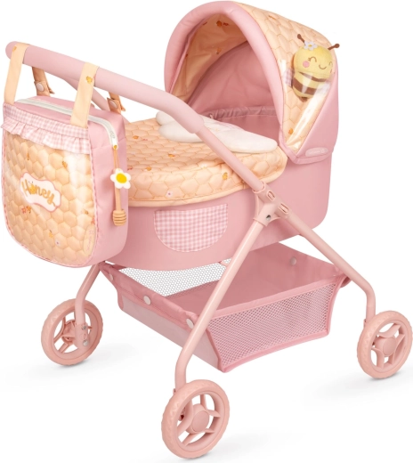 DeCuevas moj prvi voziček za punčke s torbo Honey 2026 – 56 cm