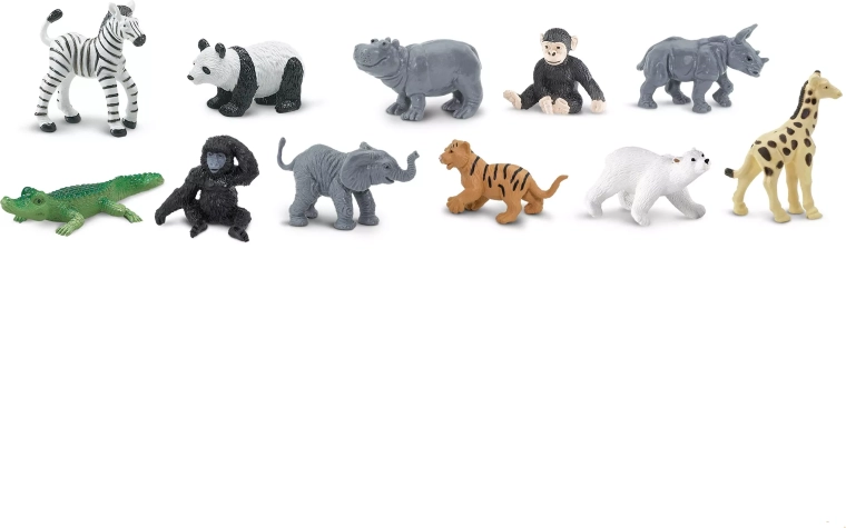 Safari Ltd. mladiči iz ZOO – komplet figuric