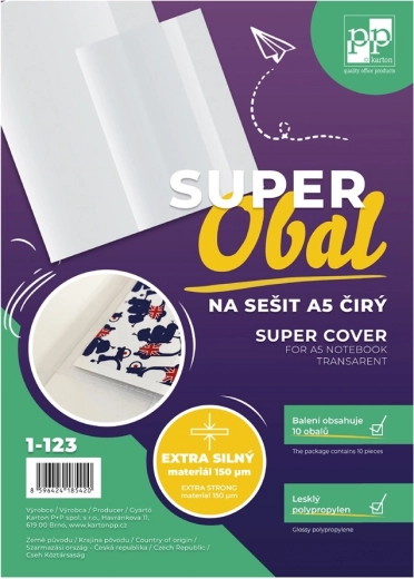 Prozoren ovitek za zvezek A5