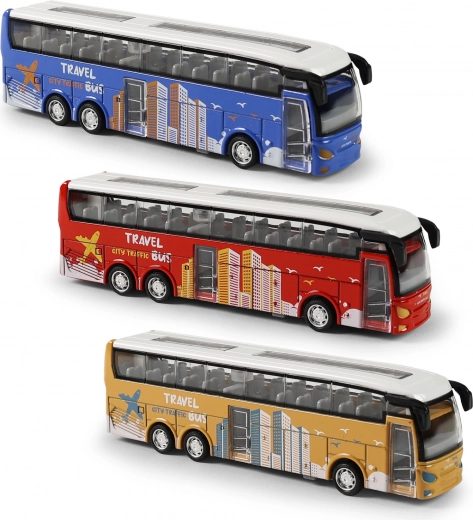 Kovinski daljinski avtobus na prosti tek