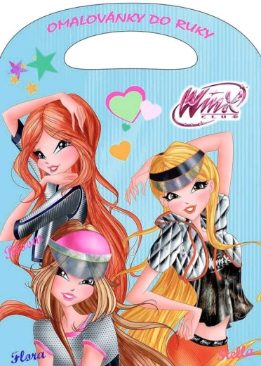 Omalovanke za v roko A4 Winx Club Fashion