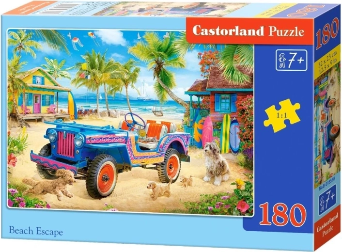Castorland sestavljanka Pobeg na plažo 180 kosov