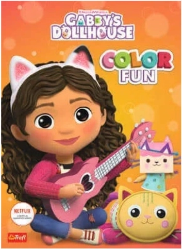 Čarobna pobarvanka Gabbyjina mačja hišica Color Fun