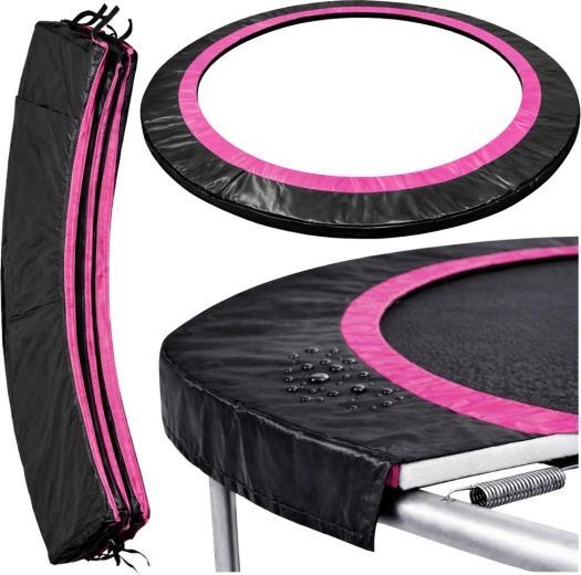 Zaščitna prevleka za vzmeti trampolina Sport Max 183 cm, črno-roza