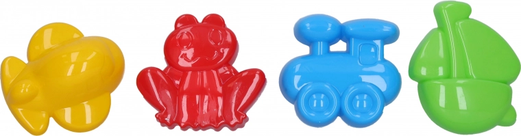 Komplet modelčkov za pesek 10 cm – 4 kosi