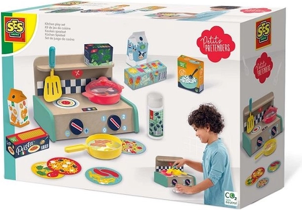 SES Petit pretenders lesena kuhinjica – igralni set