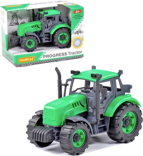 Traktor na vztrajnik Polesie Progress zelen