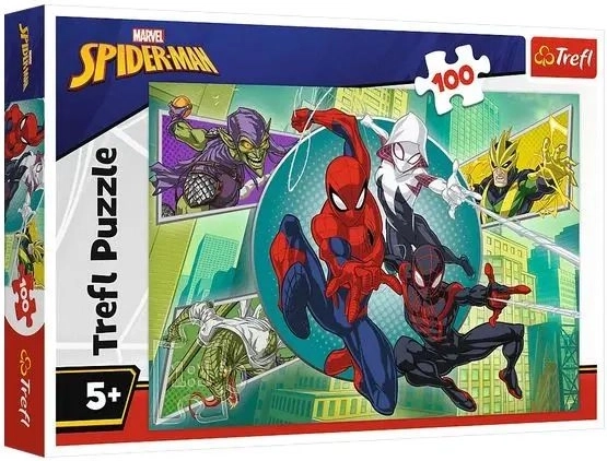 Sestavljanka Spider-Man Pajkova maska, 100 kosov