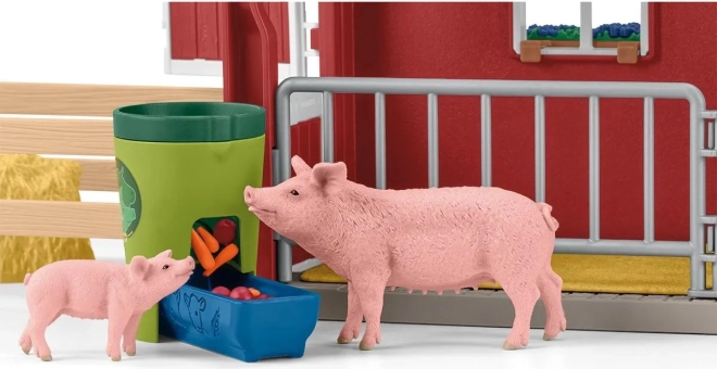 Caring for animals just like on a real farm