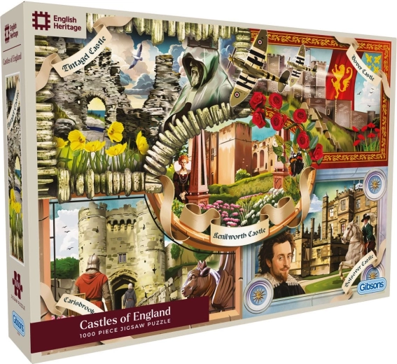 Gibsons puzzle English Heritage: Castles of England 1000 pieces