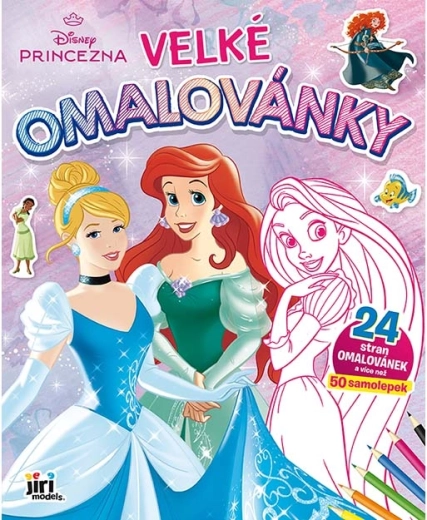 Velike pobarvanke Disney princese