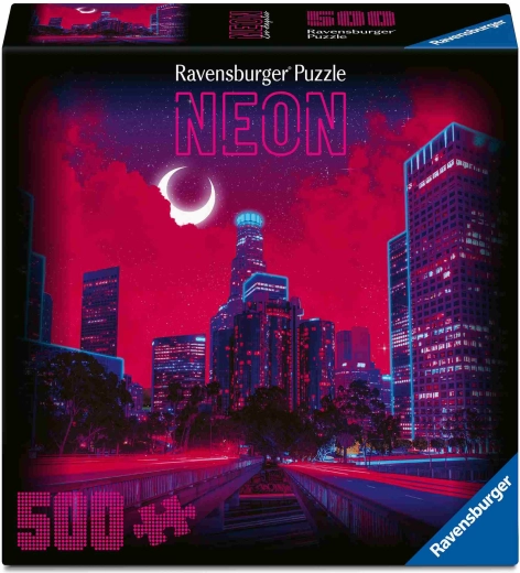 Ravensburger neon kolekcija Las Vegas – sestavljanka 500 kosov