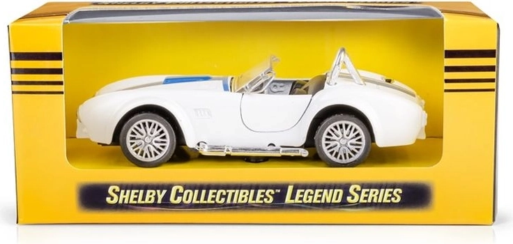 Shelby Cobra 1:32 belo kovinsko avtomobilček s pull-back pogonom