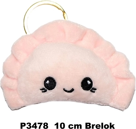 Obesek za ključe pieróg rožnat 10 cm