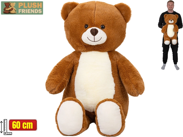 Plišasti medvedek sedeči 60 cm Plush Friends