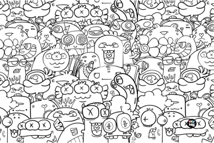 Podloga za mizo Monsters