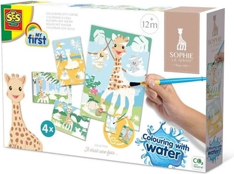 SES Sophie la girafe čarobno slikanje z vodo