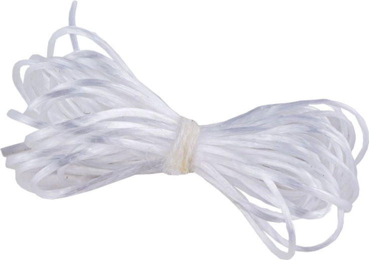 Flexible elastic string for comfortable threading