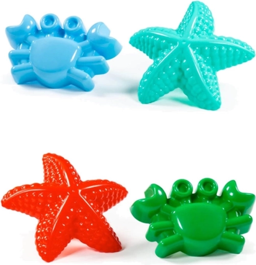 Plastični modelčki za pesek – morski motivi, 2 kosa