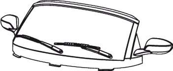 Jamara windshield for children's electric ride-on car BMW Z4