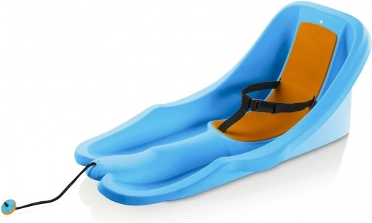 Sani za najmlajše baby rider, plastične, v metini in oranžni barvi