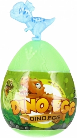 Pisano jajčko z dinozavrom