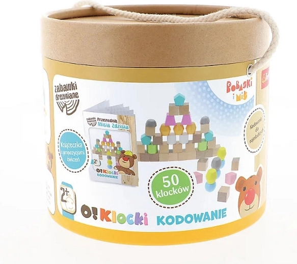 Lesene kocke za kodiranje Bobaski i Miś