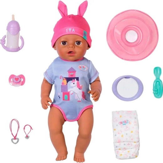 BABY born doll Eva Click & Play 43 cm with a magic hand and accessories