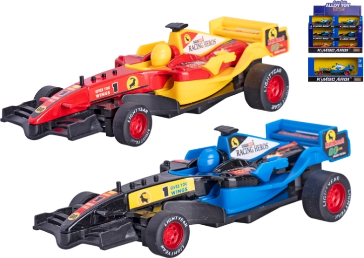 Kovinski model formule 12 cm z vzvratnim pogonom