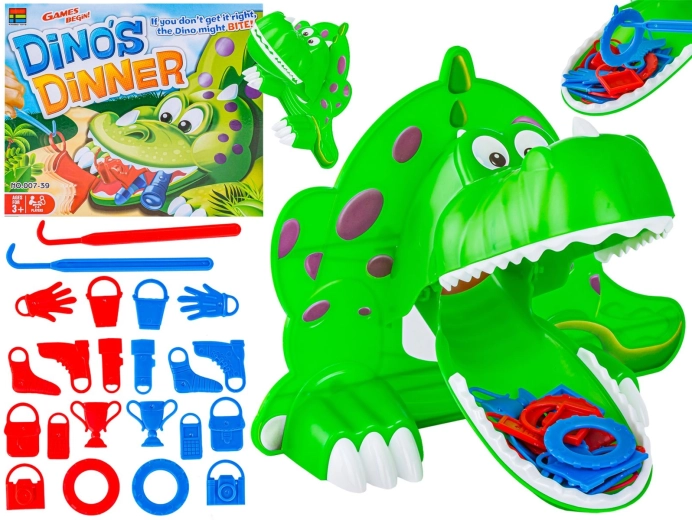 Hungry Dinosaur – skill game: feed the dinosaur