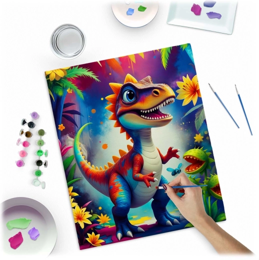 Jasno oštevilčenje in barvna podslikava za lahek začetek