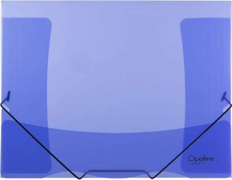 Mapa z elastiko Opaline modra A4