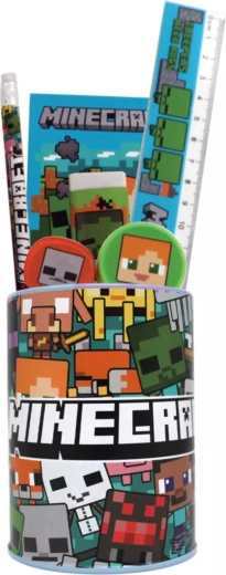 Pisala Minecraft v kovinskem stojalu – 7 kosov