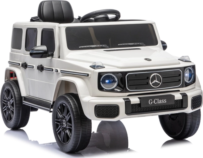 Električni avtomobilček Mercedes G-class 4x4 24 V v beli barvi