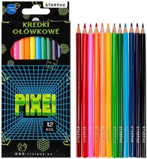 Barvice Game Pixel – 12 barv