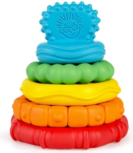 Baby Einstein zložljivi grizala 2v1 Stack & Teethe za dojenčke