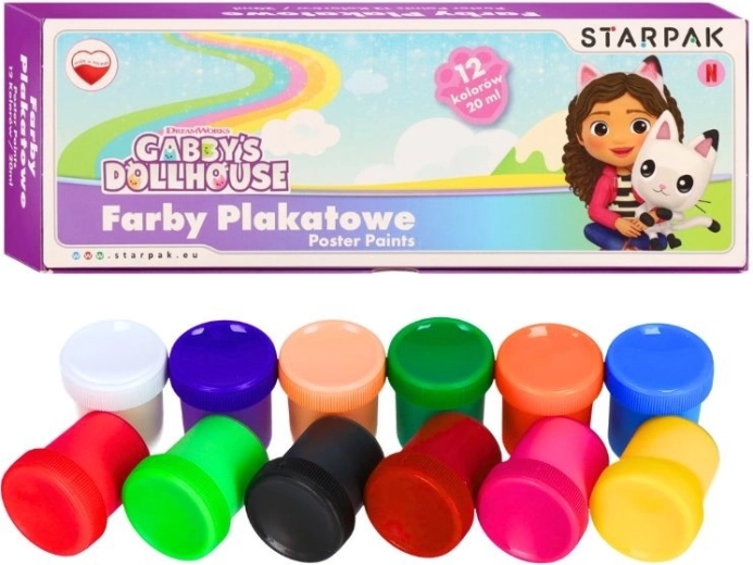 Plastelin Gabby's Dollhouse – komplet 12 barv