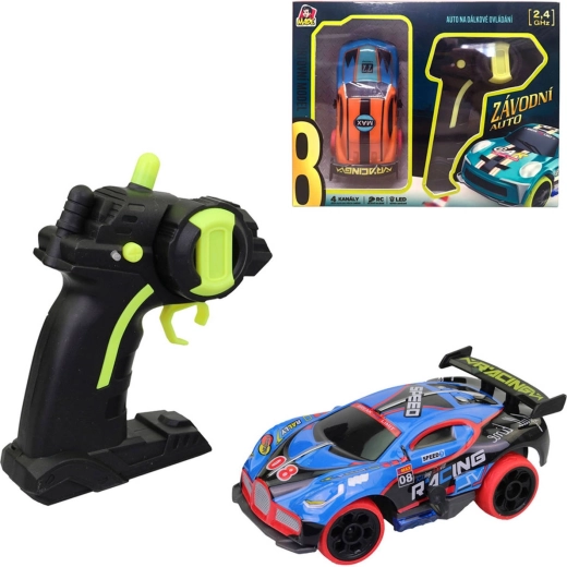 RC dirkalna formula na daljinsko upravljanje 2,4 GHz z LED-lučko