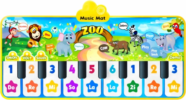 10 tipk in 10 melodij za prve glasbene korake