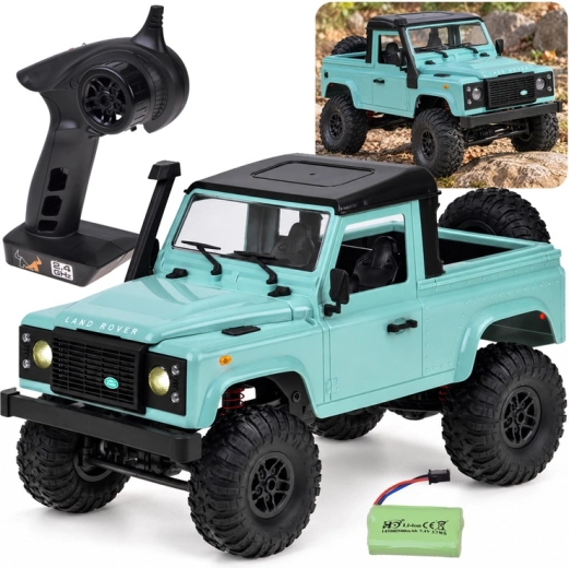 Daljinsko upravljan terenski avtomobil Land Rover Defender pickup 4x4 1:12