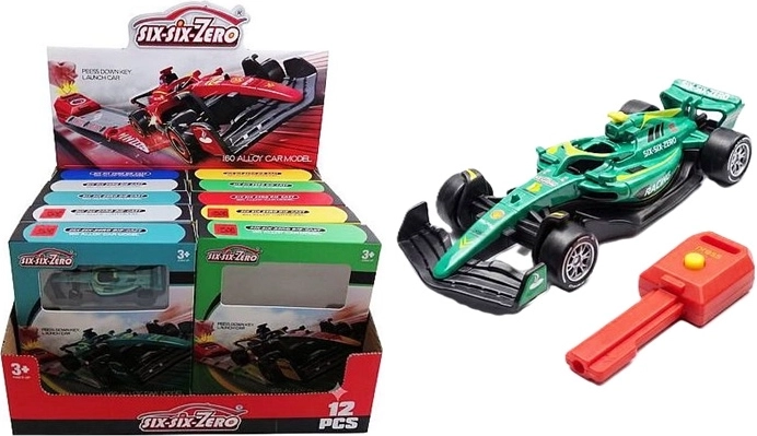 Racing Car with Launcher 10 cm - 1 piece