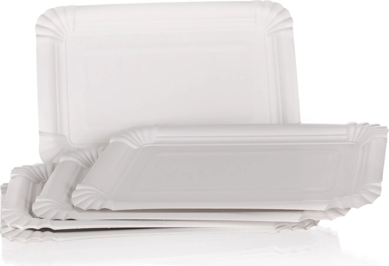 Papirnati pladnji 13 × 20 cm MY PARTY, za enkratno uporabo (15 kosov)