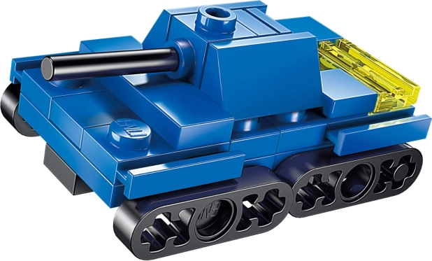 Gradbeni komplet Tank Qman 3v1