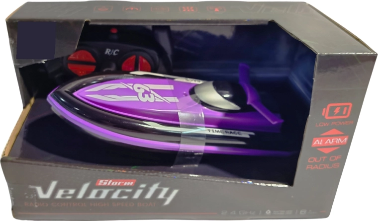 R/C hitri čoln Velocity 1:16 2,4 GHz vijoličen