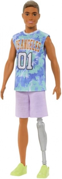 Barbie Fashionistas Ken športna oblačila s protezo noge