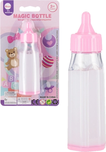 dudasta steklenička z mlekom za otroke