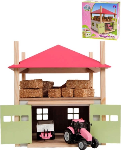 Kids Globe wooden hayloft and barn 2-in-1 1:32