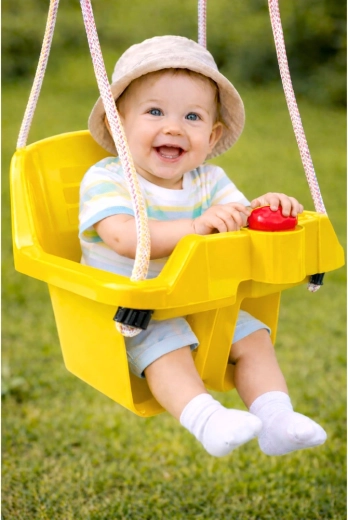 Zabavna hupa za veselje pri guganju